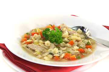 Image showing Chicken soup