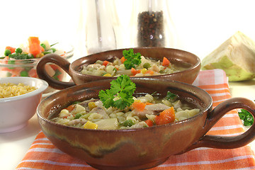 Image showing Chicken soup