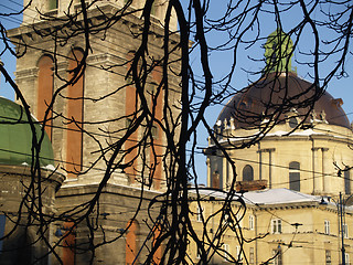 Image showing Streets of ancient Lviv