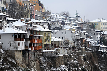 Image showing Town of Veliko Tarnovo in the Winter