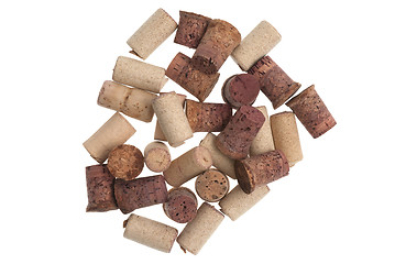 Image showing Used corks from bottles guilt