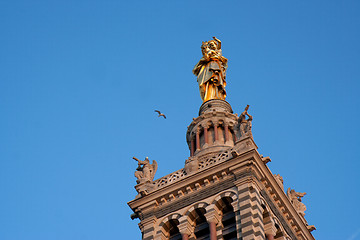 Image showing Tower bell of Notre-Dame de la Garde