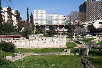 Image showing Jardin des vestiges in Marseille.