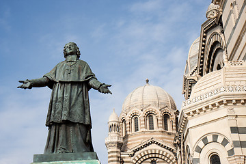 Image showing Mgr. Belsunce's statue