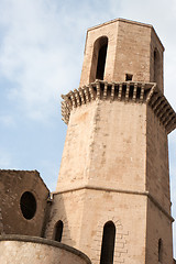 Image showing Bell tower of Saint-Laurent Church,in Marseille