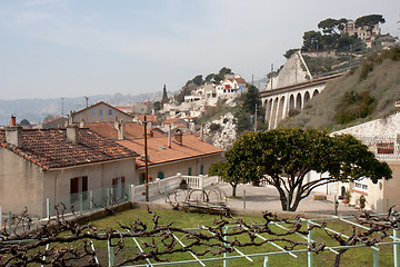 Image showing Village of L'Estaque, district of Marseille.