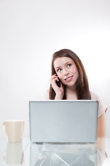 Image showing Businesswoman on the phone