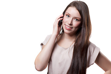 Image showing Businesswoman on the phone