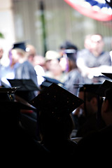 Image showing Group of Seated Graduates