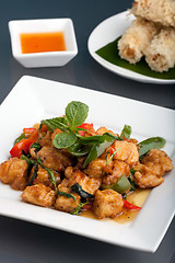 Image showing Thai Food and Jasmine Rice