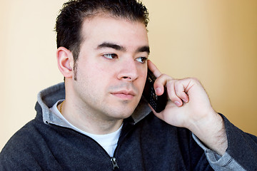 Image showing Man Talking On His Phone