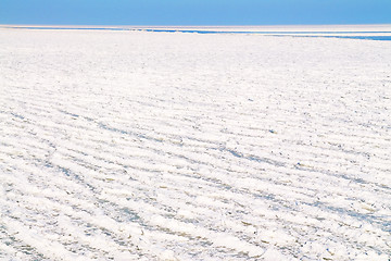 Image showing Frozen sea