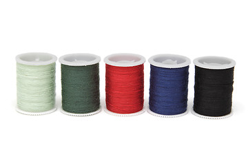 Image showing Spools of thread