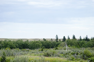 Image showing Teepee Frame Landscape