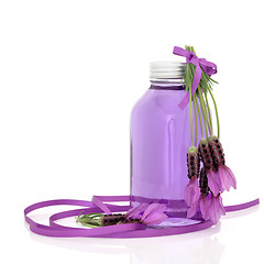 Image showing Lavender Herb Flower Water