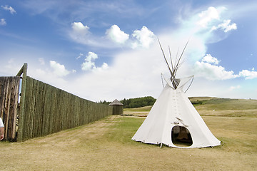 Image showing Tepee Detail