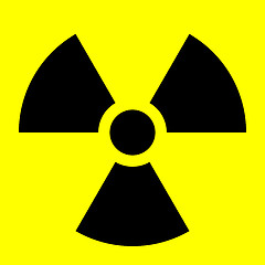 Image showing Radiation symbol