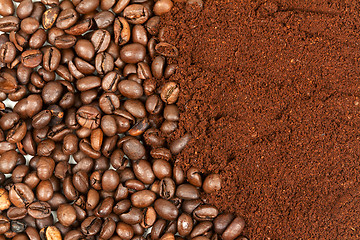 Image showing background of coffee