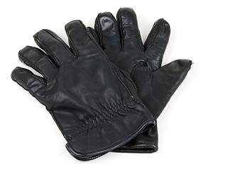 Image showing pair of leather gloves