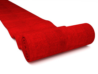 Image showing red carpet