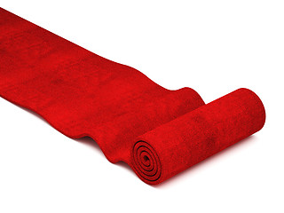 Image showing red carpet