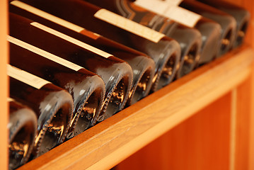 Image showing Wine shelf