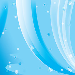 Image showing Background on a theme of winter