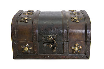 Image showing Wooden casket