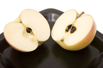 Image showing The cut apple