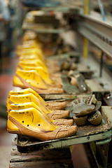 Image showing Footwear production