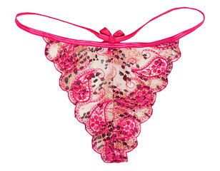 Image showing sexy satin panties