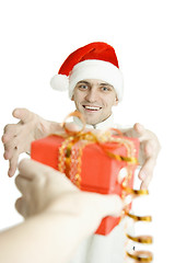 Image showing Christmas gift to the liked