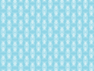 Image showing White pattern on a blue background