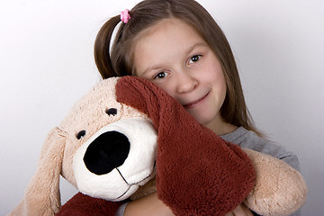 Image showing The child with a toy