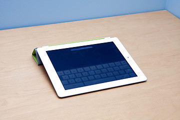 Image showing iPad 2 tablet computer with webcam