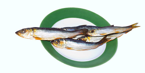 Image showing Golden  Smoke-dried  Fish