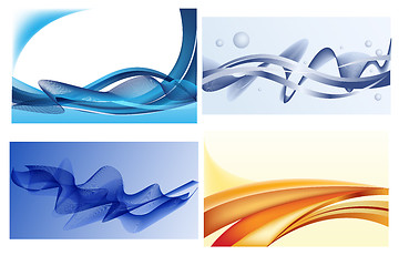 Image showing abstract wavy background