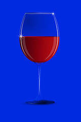 Image showing wine in glass