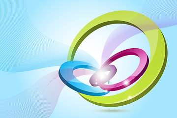 Image showing abstract colorful logo