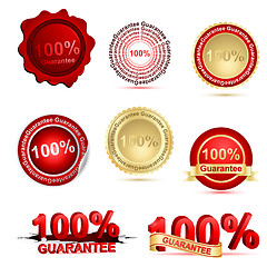 Image showing 100%  guarantee