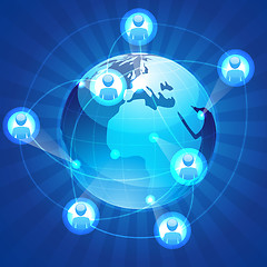 Image showing social networking