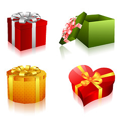 Image showing different shapes of gifts