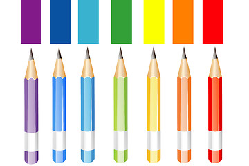 Image showing colorful pencils