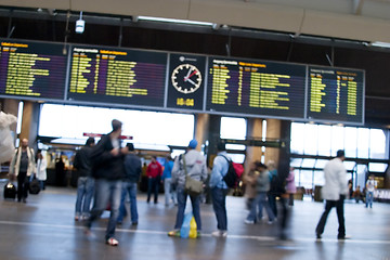 Image showing Train Station Abstract