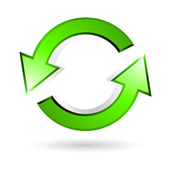 Image showing recycle arrow