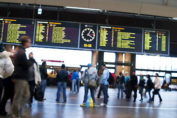 Image showing Train Station Abstract