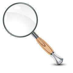 Image showing magnifying glass