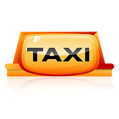 Image showing taxi sign