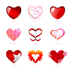 Image showing different types of hearts