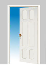 Image showing open door